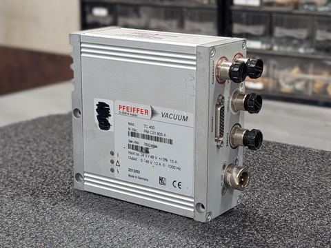 Pfeiffer TC 400 controller, model PM C01 805 A, on HSD's bench